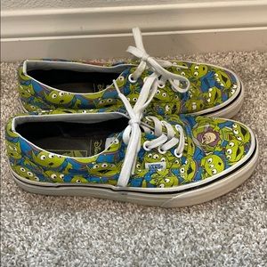 Vans Toy Story Green Aliens Sneakers